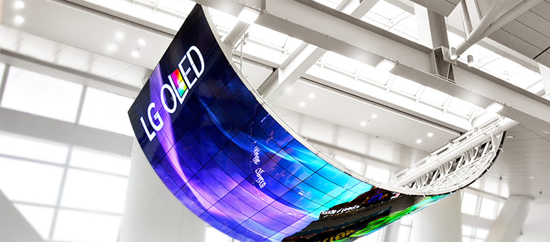 [OLED materials] Delivering vivid Images with digital signage OLED Materials LG Chem Advanced Materials Key material for the next-generation display