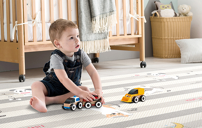 [PVC] Playroom mats with excellent shock absorption