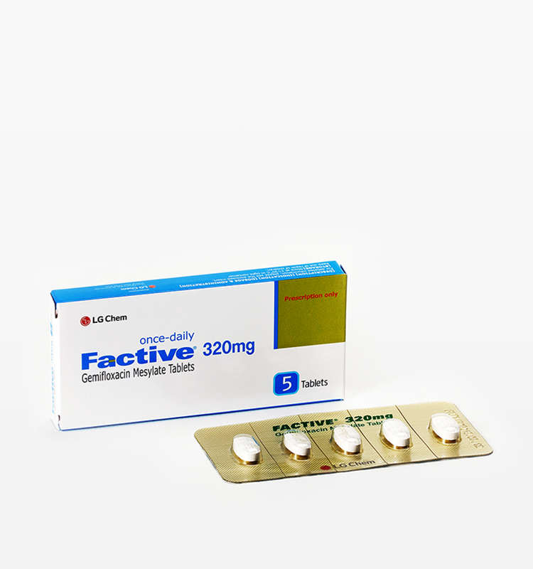 Factive Tab. LG Chem Life Sciences 