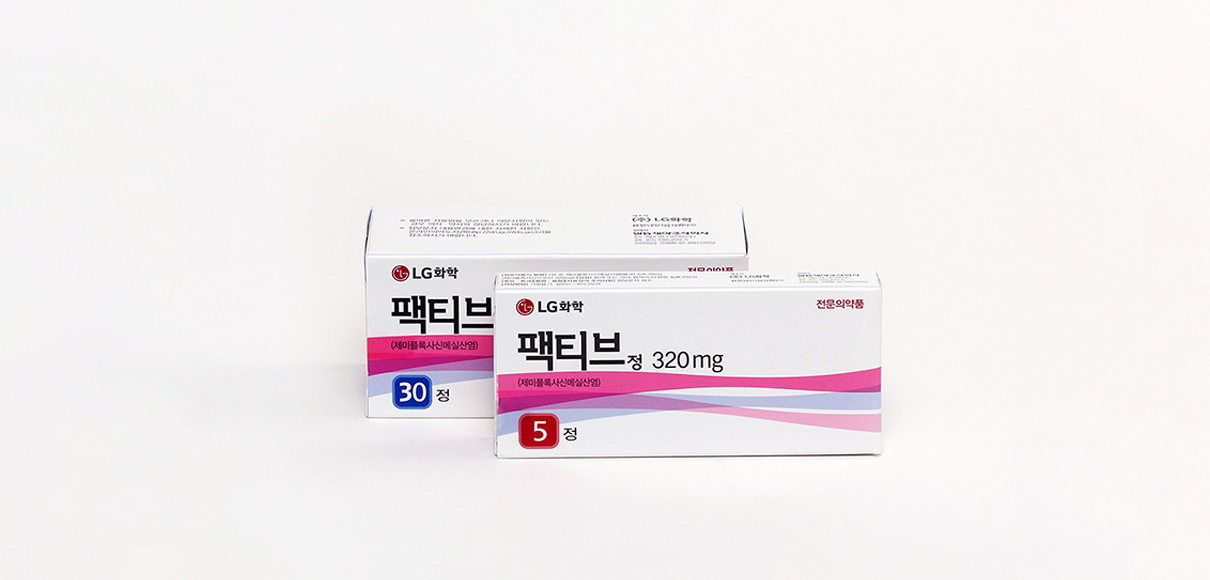 팩티브 정 Factive Tab. LG화학 생명과학 
