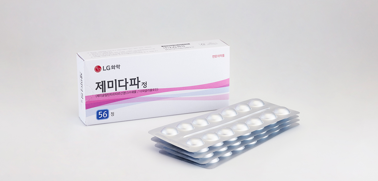 제미다파 정 Zemidapa Tab. LG화학 생명과학  