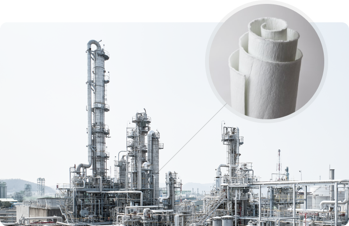 Serves as an insulation material for pipelines and equipment in industrial facilities, effectively minimizing heat loss.