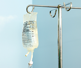 IV solution bag