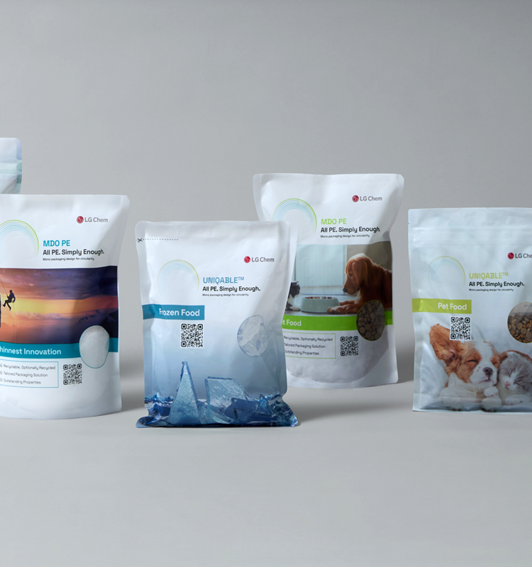 UNIQABLE™ UNIQABLE™ (MDOPE, BOPE) LG Chem Petrochemicals UNIQABLE™ – Recyclable All-PE Packaging Solution