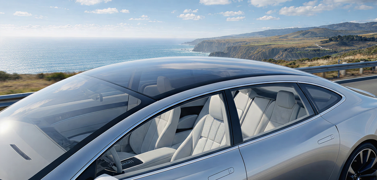 SGF Switchable Glazing Film​ LG화학 첨단소재 미래 모빌리티 공간을 완성하는 차세대 광제어 솔루션​